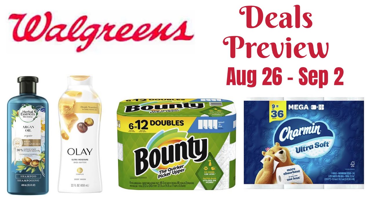 Best Walgreens Deals Starting Next Week! 8/27 92 YouTube