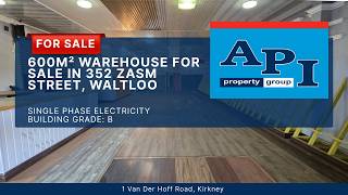 600m² Warehouse For Sale in Waltloo