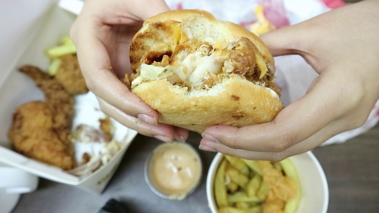 OPTP Chicken Burger Zing Burger Shrimps Fried Chicken Fries