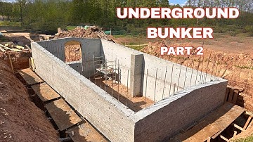 DIY Underground Bunker Build (Part 2) – Concrete Walls Finally Done!