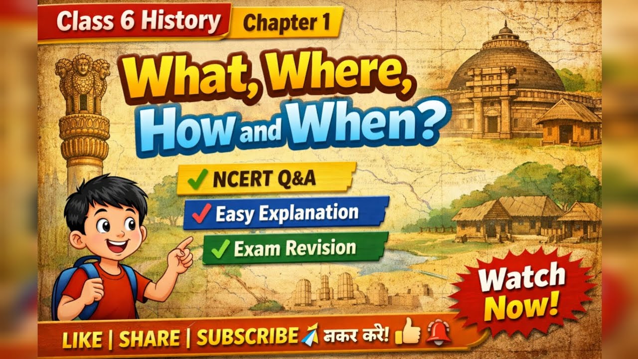 Class 6 History Chapter 1 Summary | Back Exercise Questions & Answers | Easy Explanation