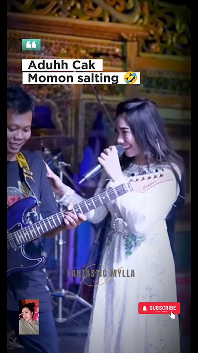 Cak Momon salting digombalin Shinta gisul 😅 #dangdut #adella #hiburan