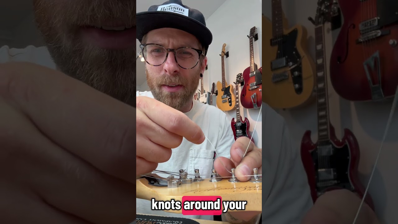 Stop tying crazy knots around your string posts! 
