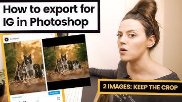 How To Prep & Export Photos For Instagram from Photoshop | How I do my simple uncropped carousels!