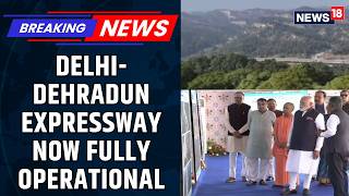 Breaking Prime Minister Narendra Modi Inspects The 12Km Delhi-Dehradun Trending News News18