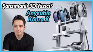 Şanzımanlı Yazıcı Mı Olur?? Anycubic Kobra X - Robo90 İnceliyor