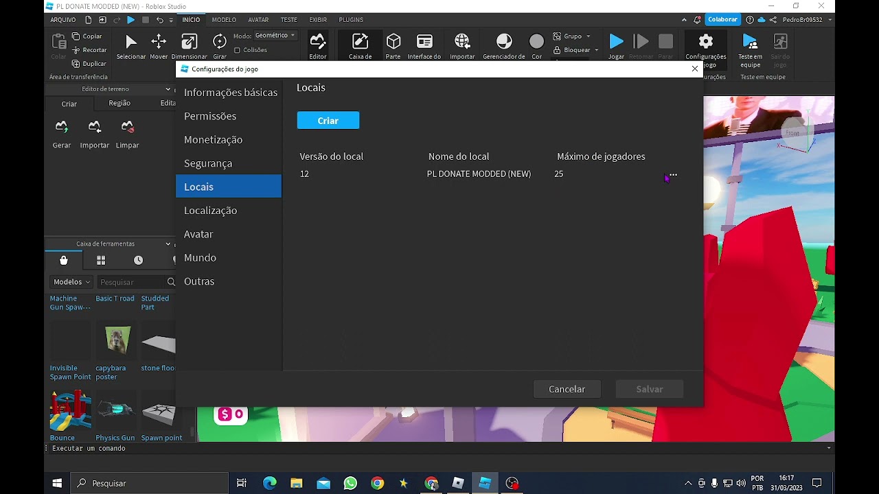 How To Change Server Size In Roblox Studio YouTube 