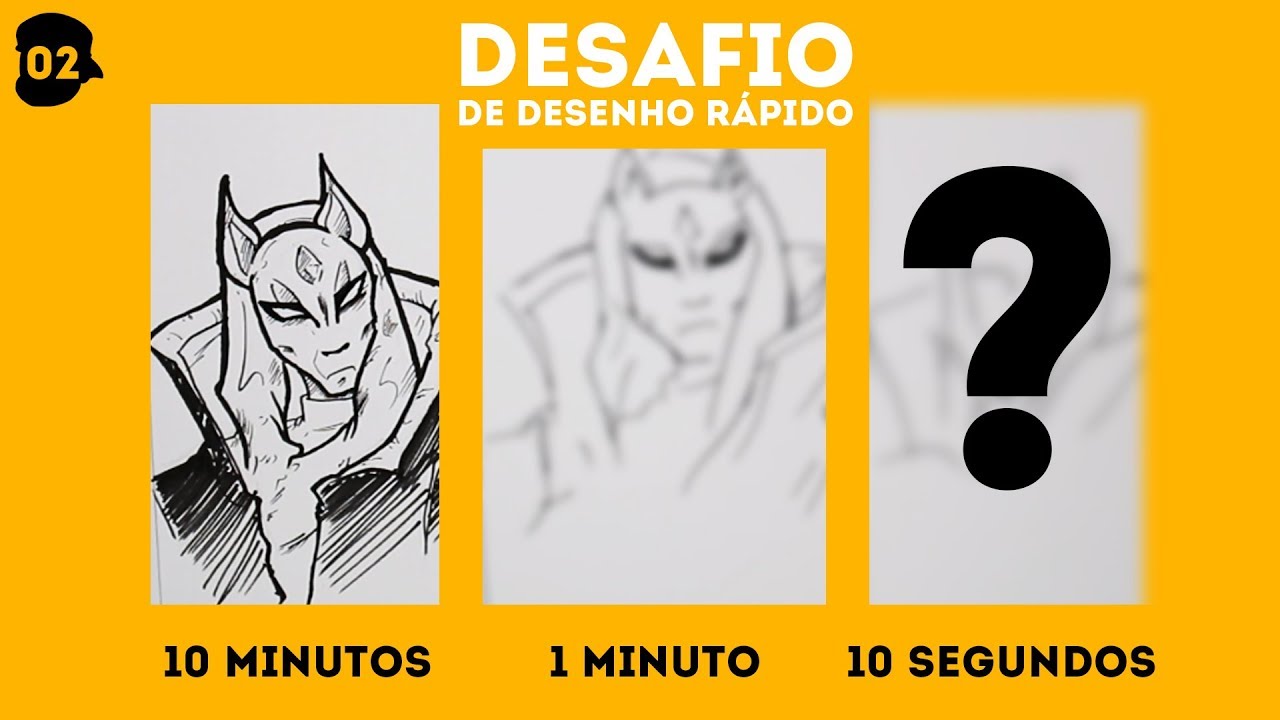 desafio de desenho rapido 2 fortnite atemporal 5ª temporada - fortnite desenho atemporal