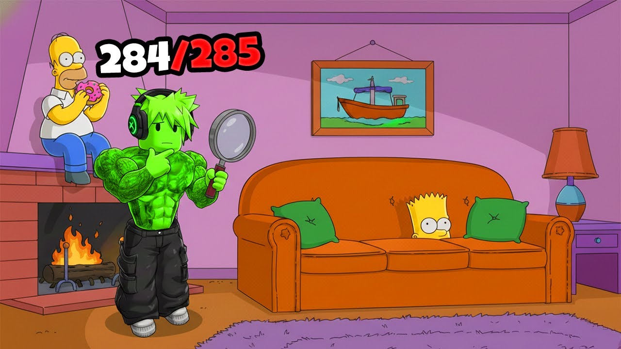 I Found ALL 285 Simpsons in Roblox Find the Simpsons