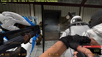 ZOMBIE ESCAPE MOD ON COUNTER-STRIKE: SOURCE, MAP: ZE_biohazard, CSS