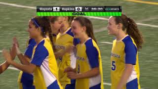 Wayzata vs. Hopkins Girls High School Soccer