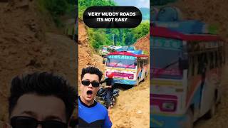 VERY MUDDY ROADS IT'S NOT EASY 😞 #bussimulatorindonesia #shortvideo #nepalgaming #bussid #coolboy