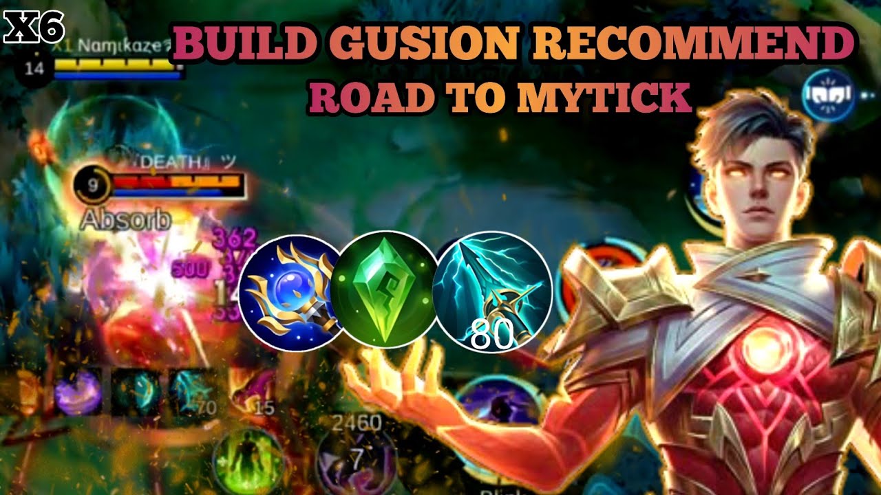 GUSION TOP PLAYER KILL 20 BUILD RECOMMEND 🔥🔥GAMEPLAY GUSION RANK LEGEND 2025 MOBILE LEGEND BANG BANG