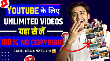 Youtube के लिए NO COPYRIGHT videos kaha se Laye (100% FREE 😍🔥)| How to Download Royalty Free Videos✅