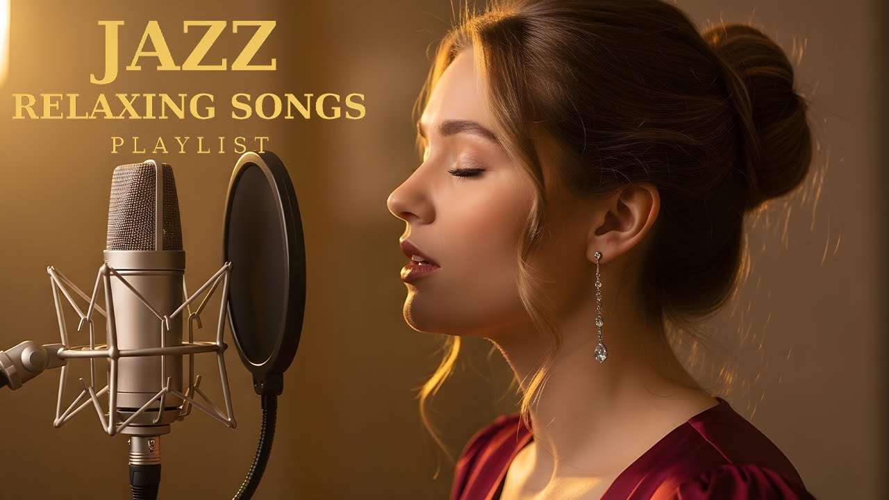 Slow Smooth Jazz Lounge with Soft Female Vocals   Calm & Positive Jazz Songs with Lyrics