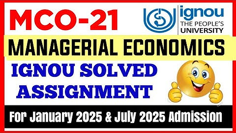 IGNOU MCO-21 Solved Assignment 2025| MCO-21 Solved Assignment January 2025 & July 2025 Session_Ignou