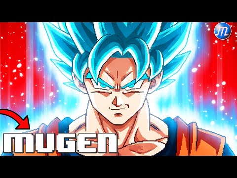 O NOVO GOKU ME SURPREENDEU NO MUGEN! (TEM CENAS DO ANIME)