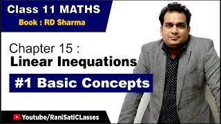 1 Class 11 Linear Inequations  - Basic Concepts For Starting the Chapter