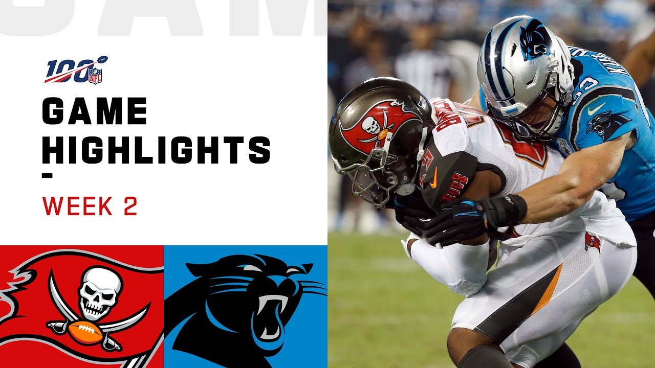 Buccaneers vs. Panthers Week 2 Highlights | NFL 2019