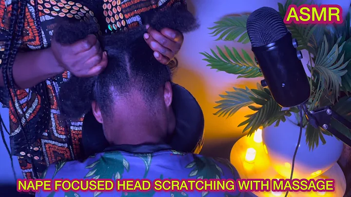 ASMR✨SCALP SCRATCHING,NO TALKING AND MASSAGE ON MY SISTER ,NAPE FOCUSED SLEEP TRIGGERS.