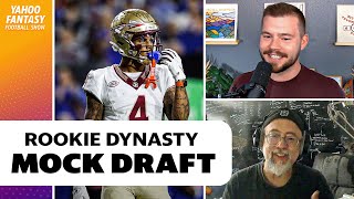 Dynasty Rookie Superflex Mock Draft with Matt Waldman | Yahoo Fantasy Football Show