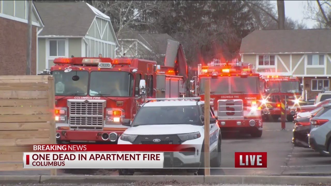 One dead in east Columbus apartment fire - YouTube
