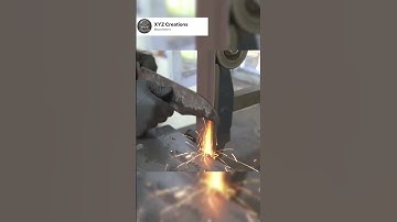 Creating Sharp Bowie Knife From a Rusted Leaf Spring #KnifeMaking #BowieKnife #SawBladeKnife