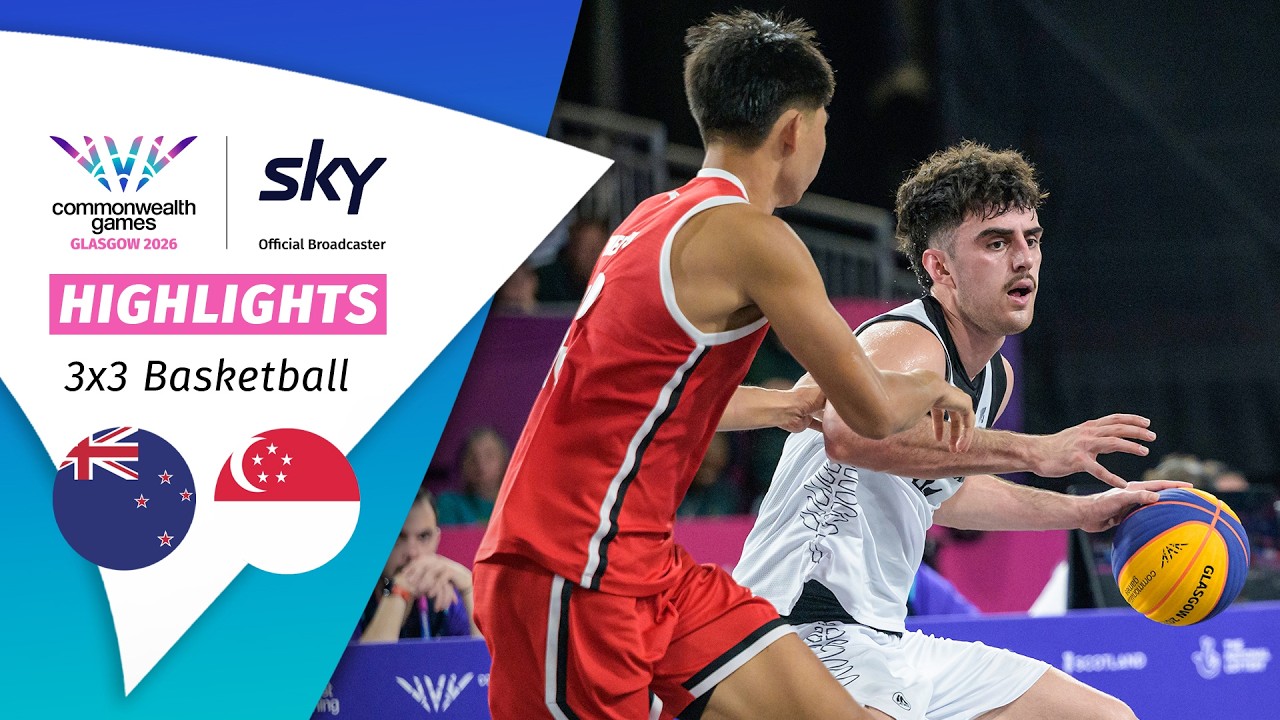 HIGHLIGHTS | 3x3 Basketball | NZ Men vs Singapore | Play-In | Commonwealth Games 2026