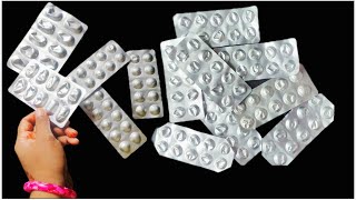 Best Out Of Waste Craft Idea Of Medicine Wrapper‼️Diy Home Decor‼️ Recycling ‼️