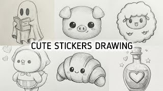 Easy Cute Stickers Drawing Kawaii Stickers Anyone Can Draw