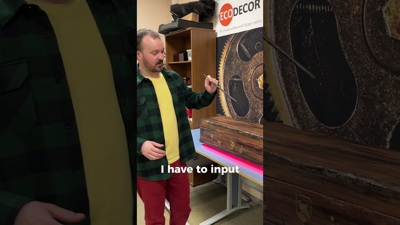 Sword Chest (escape room riddle)