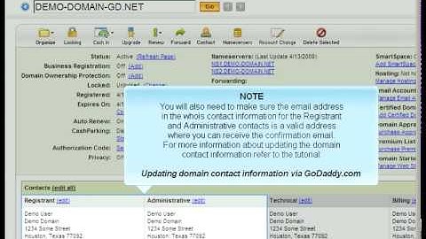 GoDaddy.com Preparing a domain for transfer by Host4go Tutorials