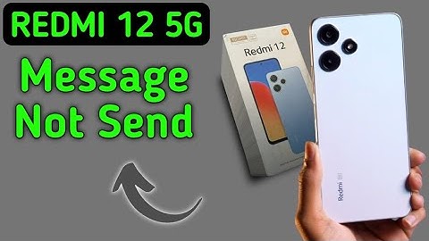 redmi 12 mein message send nahi ho raha hai, how to fix message sending problem in redmi 12