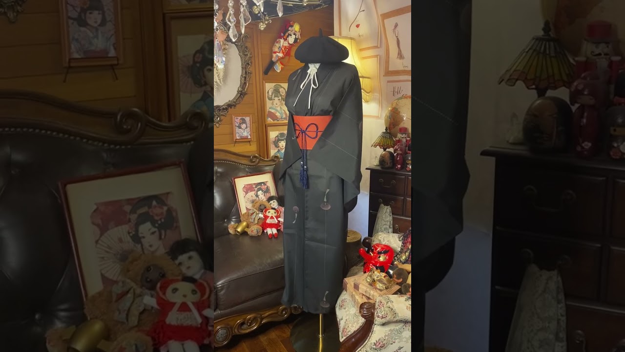 ちいちゃん　着物リメイク出品中！ 𝕔𝕙𝕚𝕚𝕜𝕒𝕨𝕒制作記録👘 娘が来週成人式✨ 大嫌いな手縫いで🙄 娘