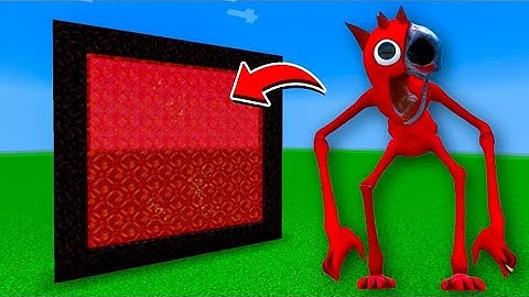 How to Make A Portal To The Raddy Sprunki Monster Dimension in Minecraft!