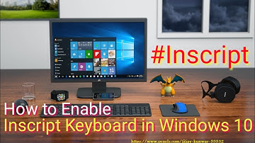 WINDOWS 10 में INSCRIPT KEYBOARD कैसे सेट करें ? | Digital Guide Video