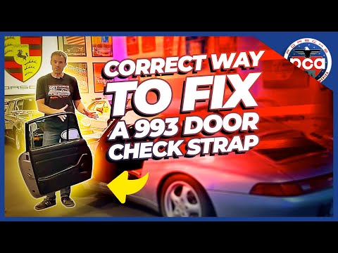 Fix a Porsche 993 Door Check Strap (THE RIGHT WAY)  | PCA Spotlight