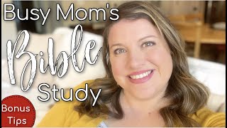 How I Get DAILY Bible Study With A Busy Schedule  (Bonus Tips)