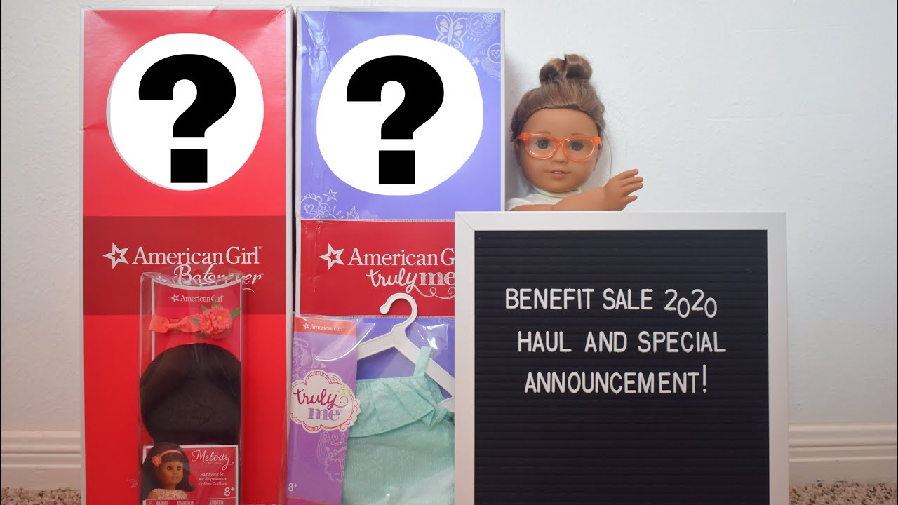 2020 AMERICAN GIRL BENEFIT SALE HAUL+ special announcement!