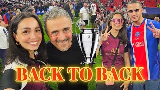 J'ASSISTE AU 2E TITRE DE CHAMPIONS D'EUROPE DU PSG ! BACK TO BACK 