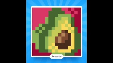 #047 Avocado 🥑 [15x15] - #Nonograms solver with music