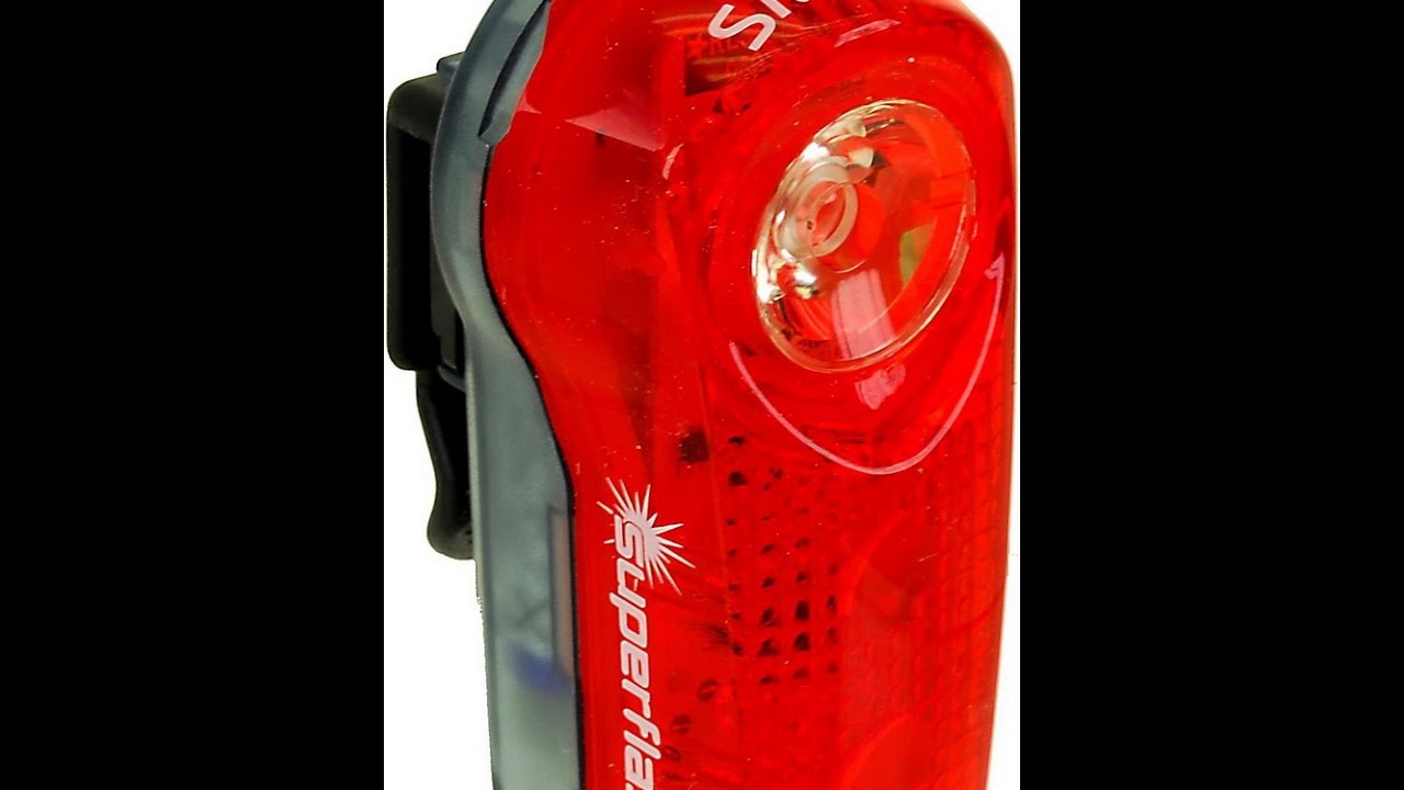 Фонарь задний SMART красный до 1 км влагозащищенный