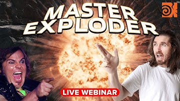 New Tool for Making Badass Explosions in Houdini - Webinar with Urban & Corbin