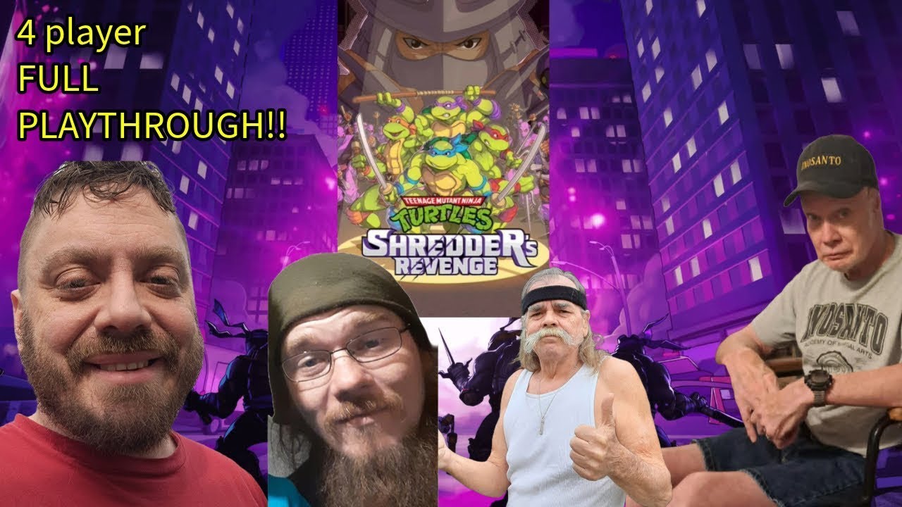 KC, DREW, CLAY, AND JAYBIRD PLAY TMNT: SHREDDER'S REVENGE!!! (FULL PLAYTHROUGH!)