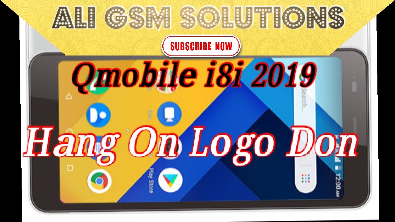 Q mobile i8i 2019 hang on logo don with one click great cm2