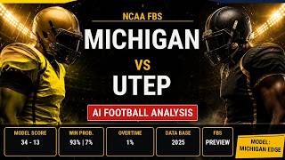 Michigan vs UTEP 2026 Prediction: Tactical FBS Matchup Analysis
