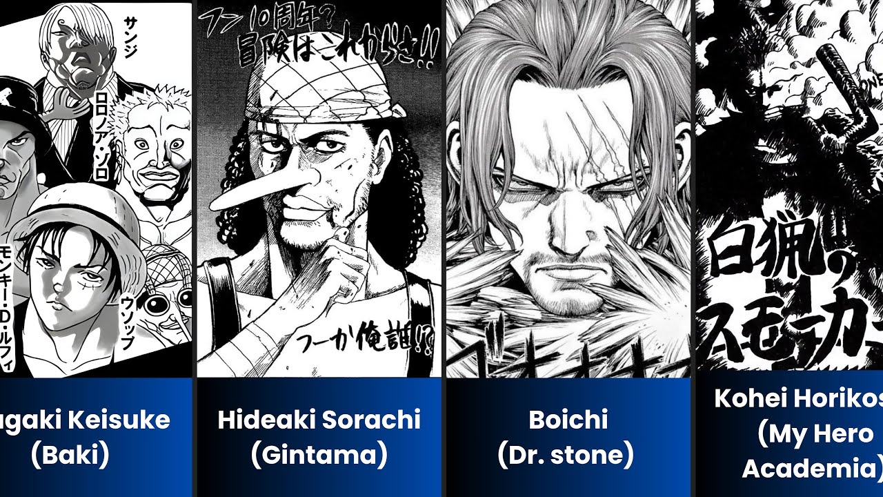 One Piece Characters Drawn by Famous Mangaka's
