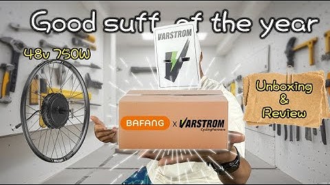 Unboxing Bafang ebike conversion kit（G0900 48v 750w）