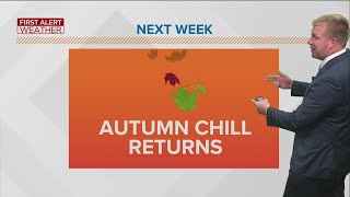 First Alert Forecast Final week of summer will be warm and dry