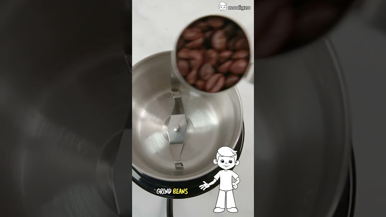 Modigzo Electric Coffee & Spice Grinder ⚙️☕ | Fresh Flavor in Every Grind!